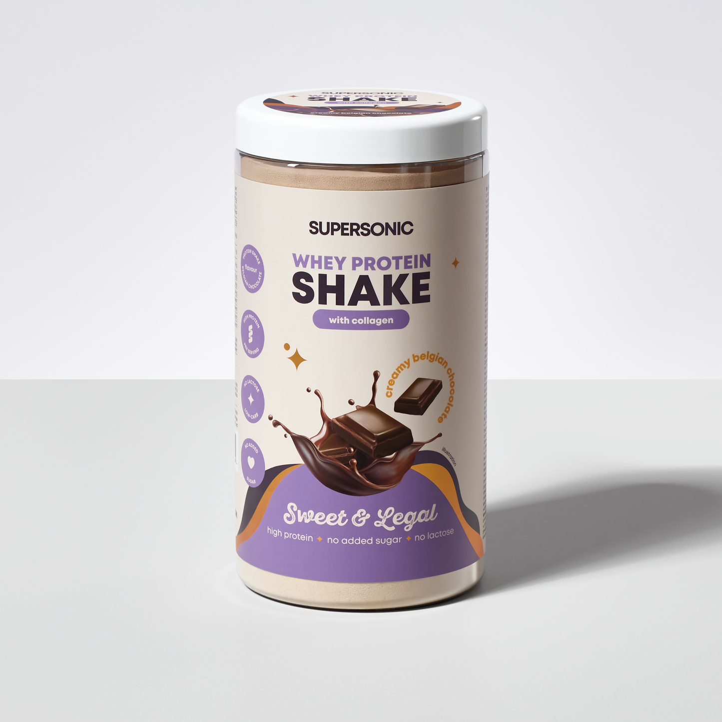SUPERSONIC Protein Shake with collagen