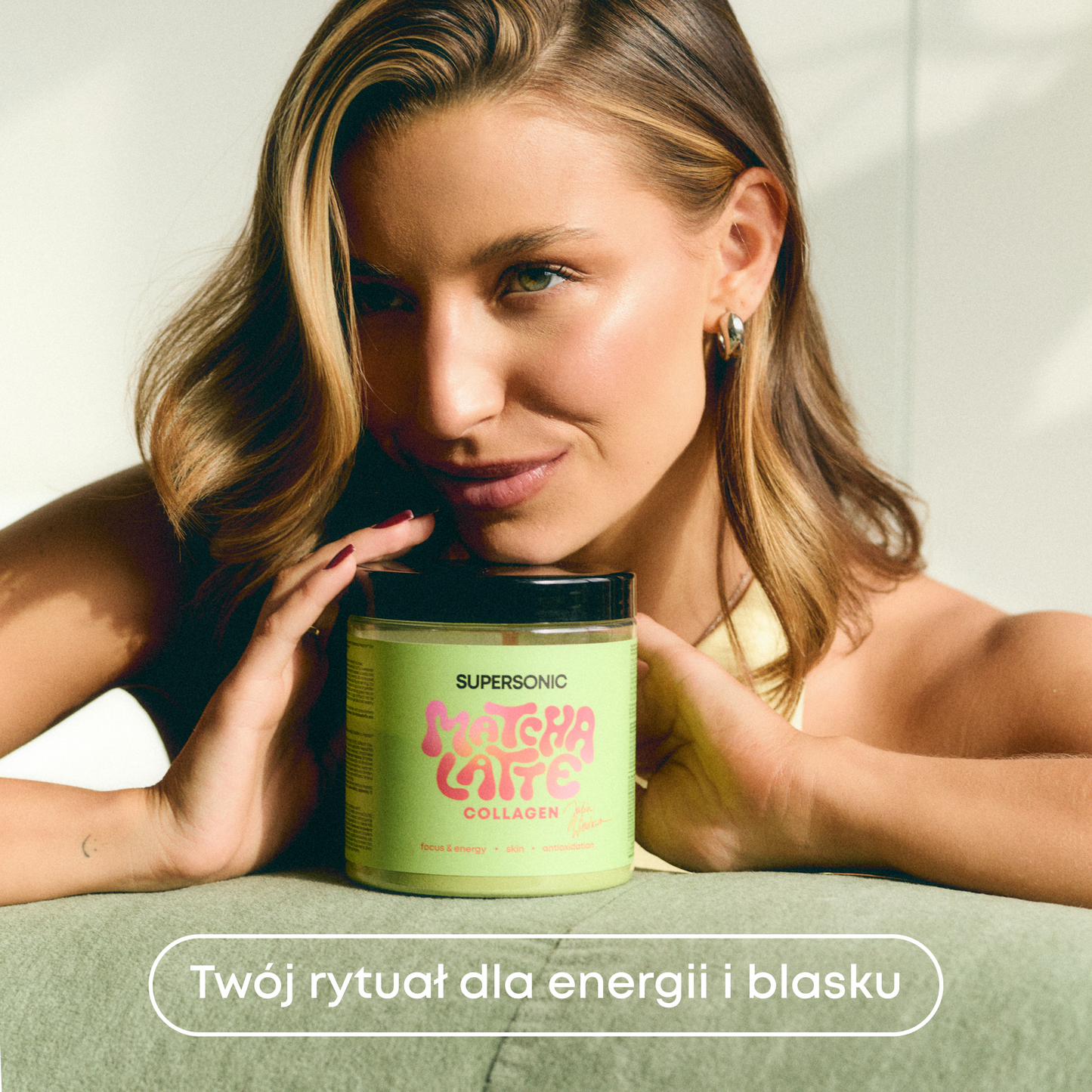 SUPERSONIC Matcha Latte Collagen