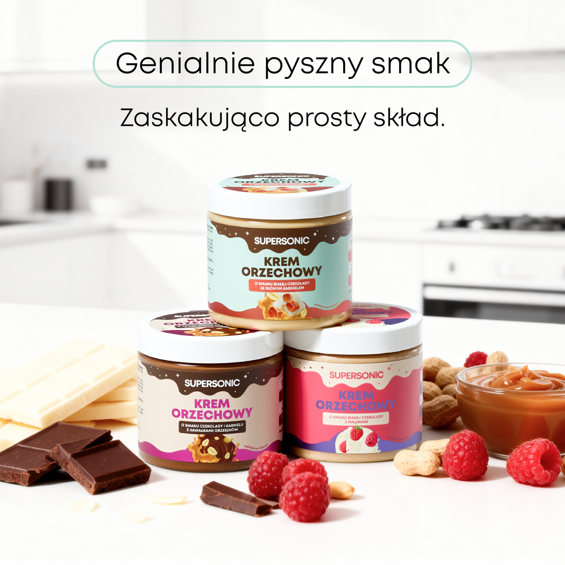 SUPERSONIC Proteinowy Krem Orzechowy SUPERSONIC Proteinowy Krem Orzechowy