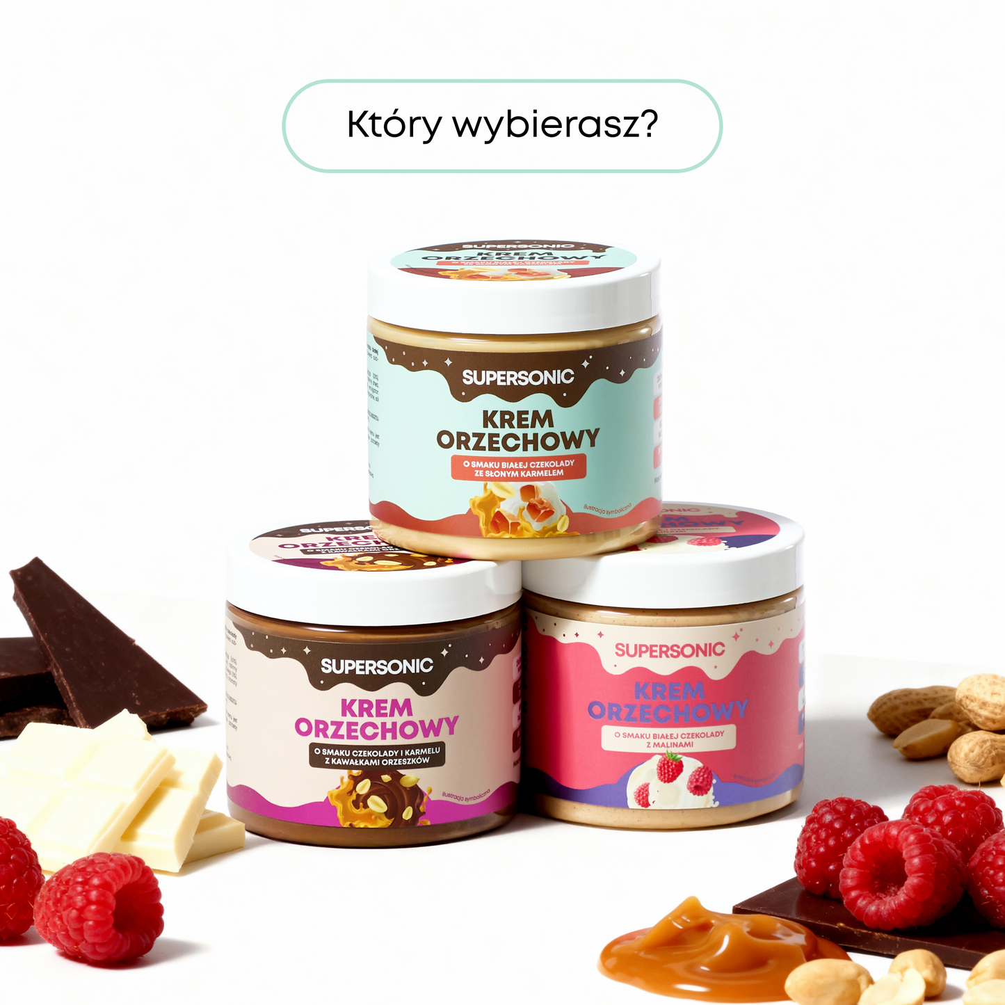 SUPERSONIC Proteinowy Krem Orzechowy