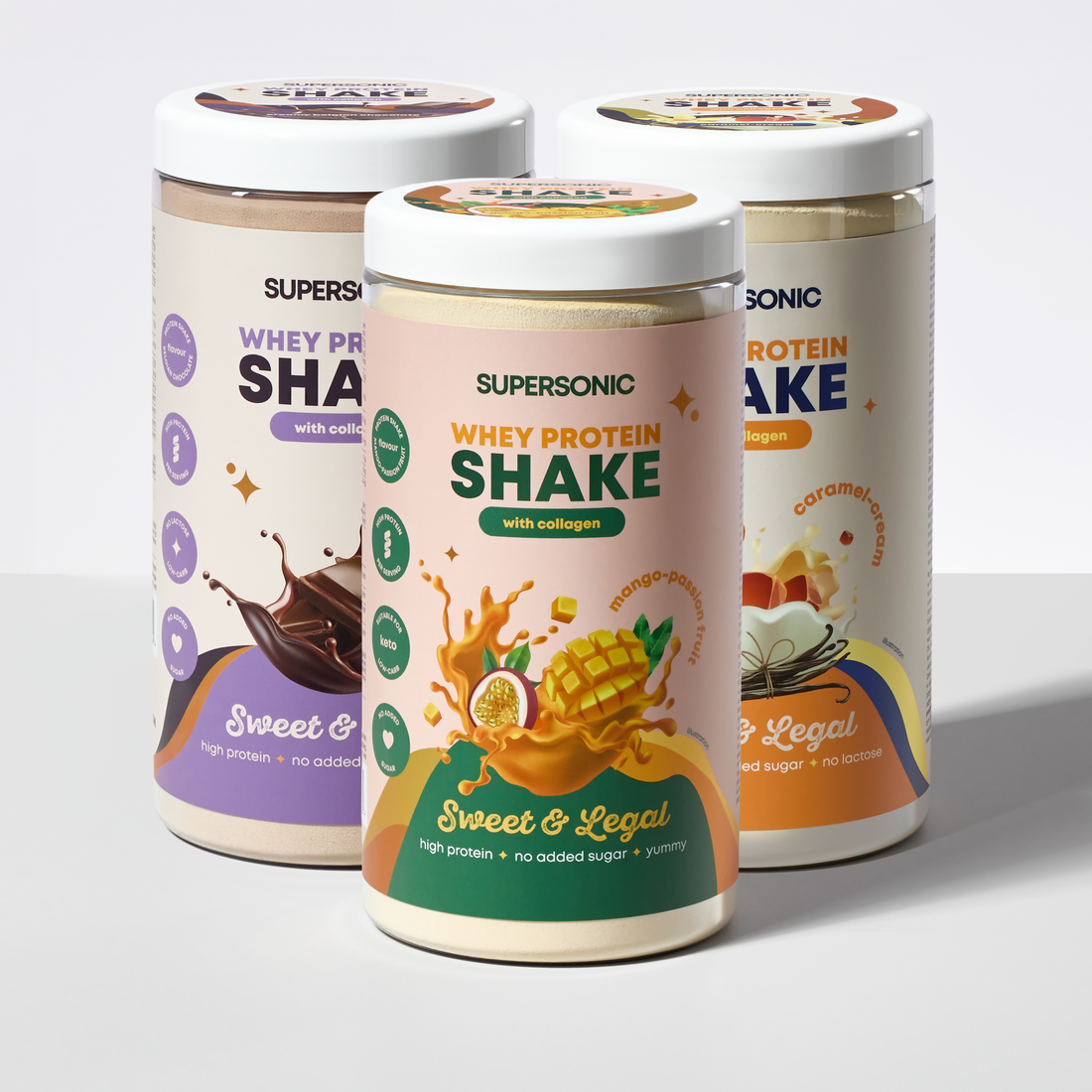 SUPERSONIC Proteinowy Shake z kolagenem SUPERSONIC Proteinowy Shake z kolagenem