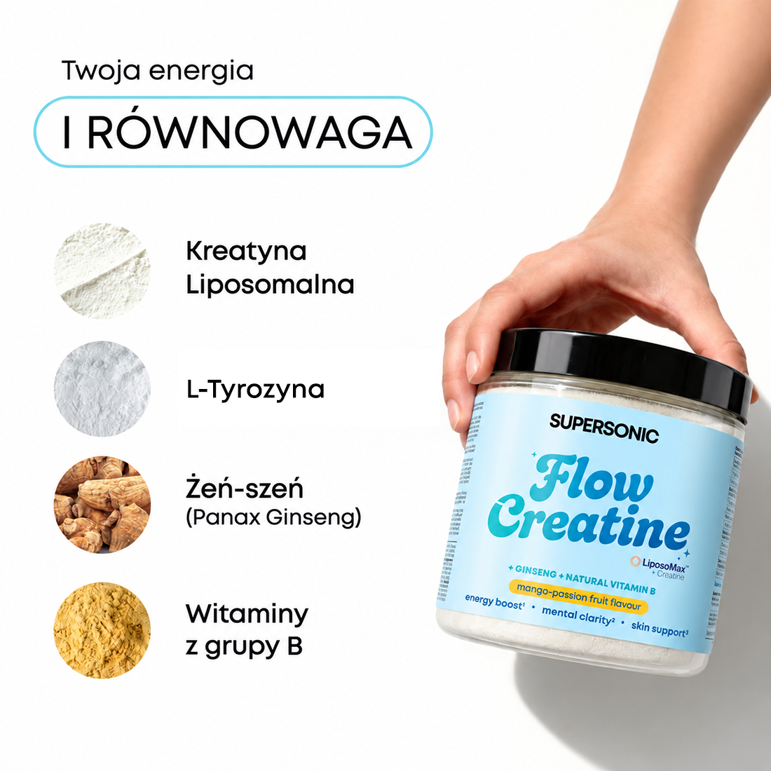 SUPERSONIC Liposomal Creatine Flow Creatine