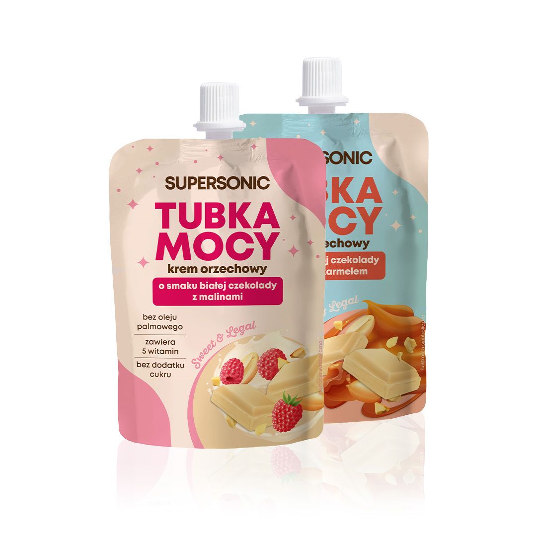 SUPERSONIC Tubki Mocy z odbiciem