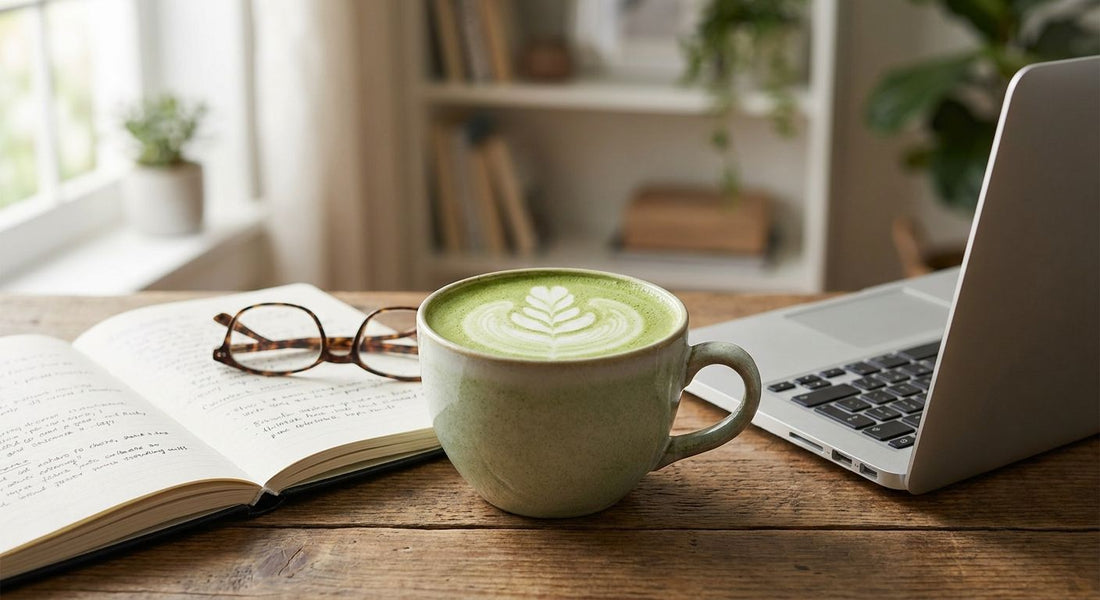 Matcha latte dla osób pracujących umysłowo
