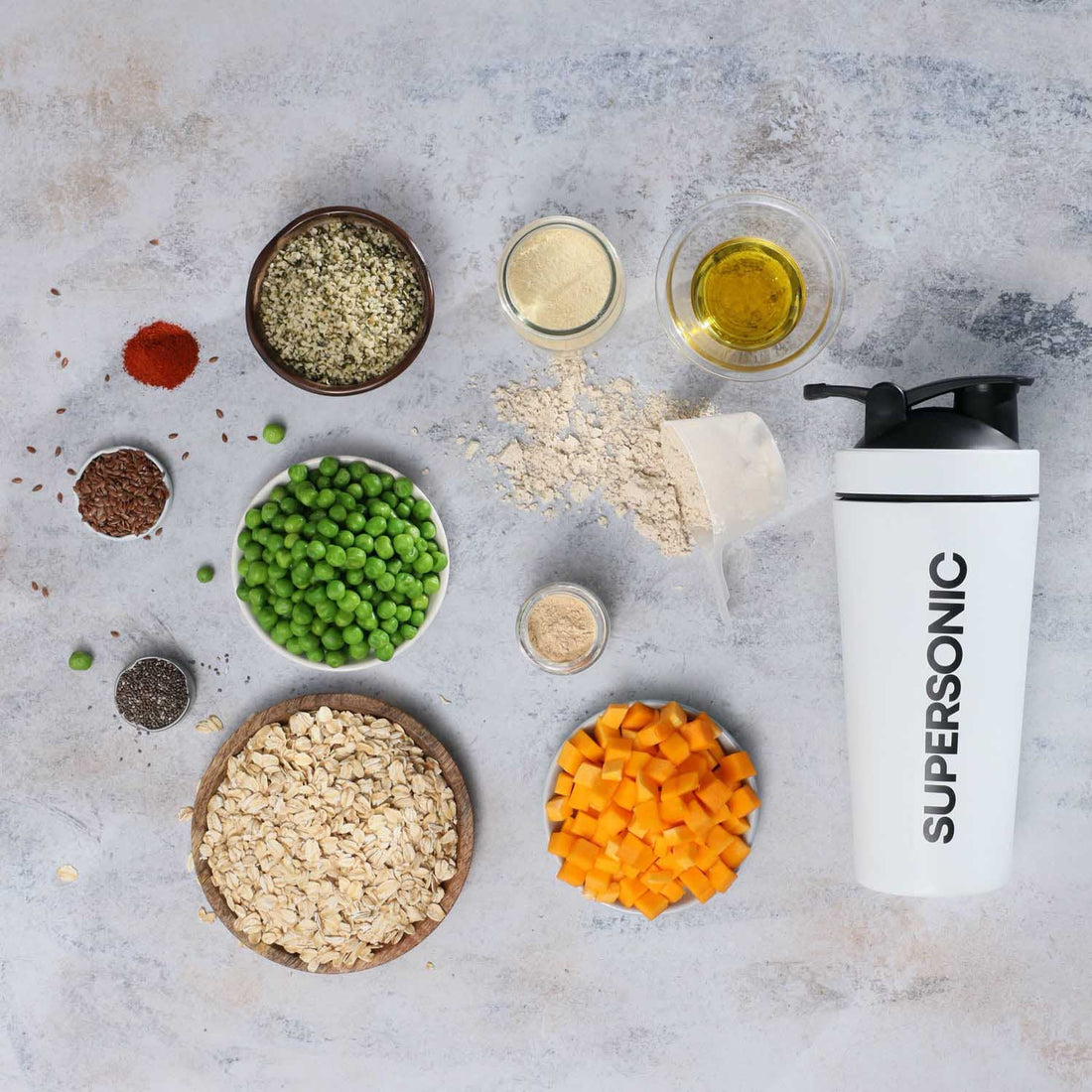 SUPERSONIC Food Powder PLUS oczami DIETETYKA