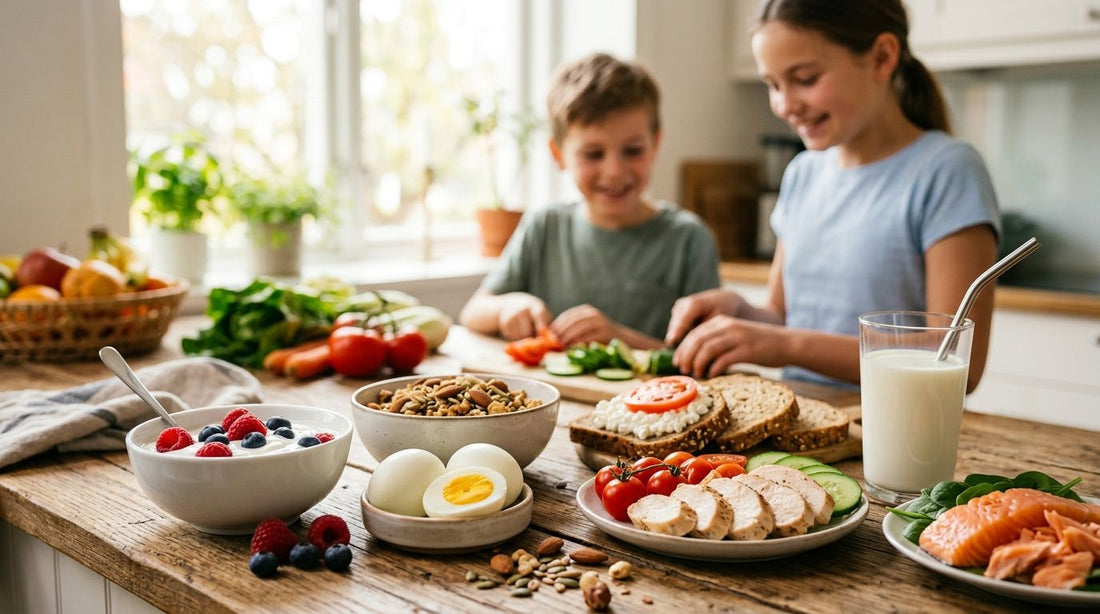 Produkty wysokobiałkowe dla dzieci i młodzieży w okresie wzrostu