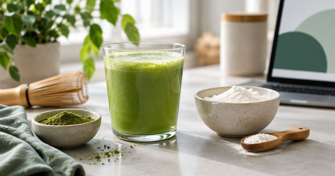 Czy matcha z kolagenem zawiera kofeinę?