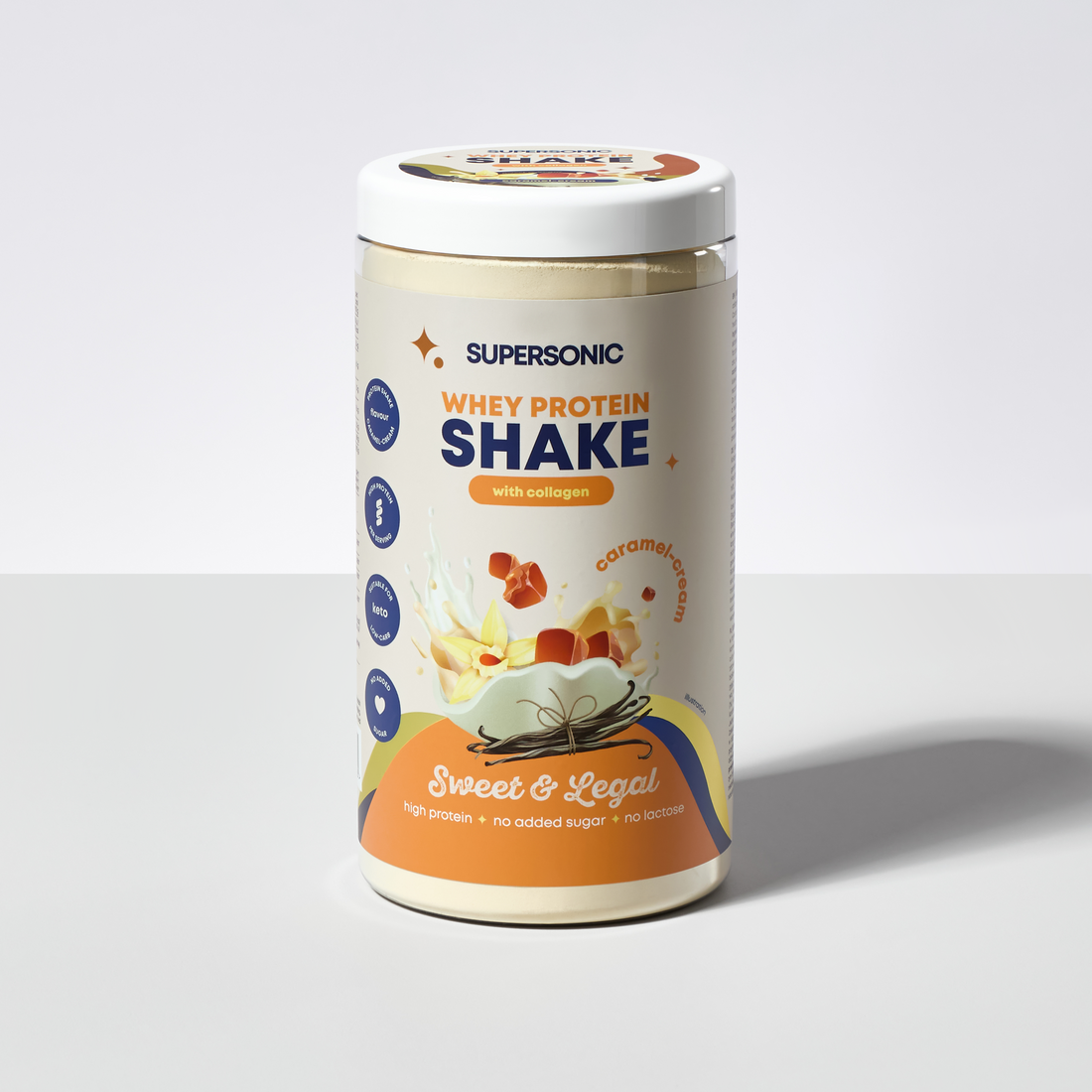 SUPERSONIC Protein Shake mit Kollagen