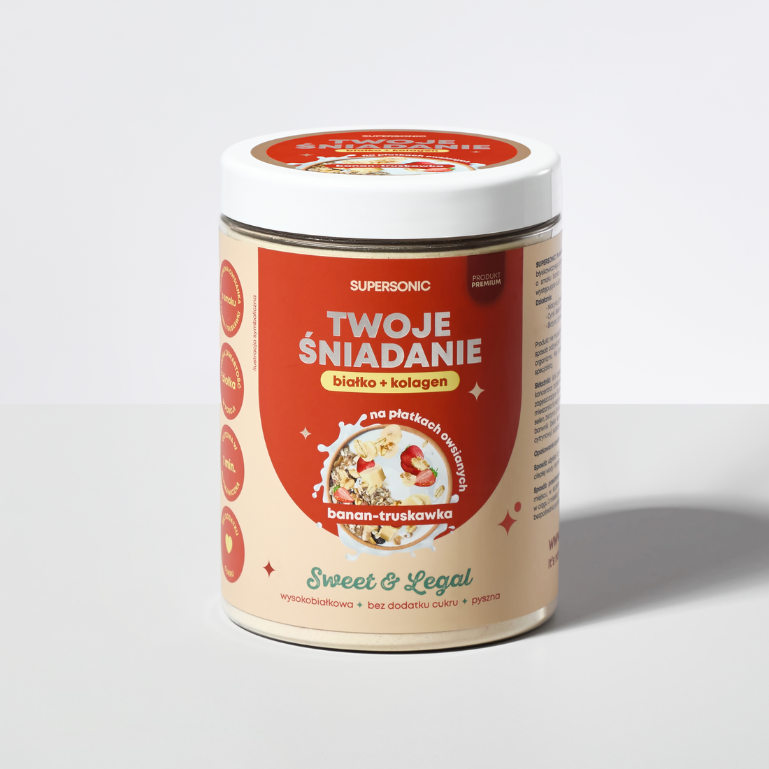 SUPERSONIC Twoje Śniadanie białko+kolagen