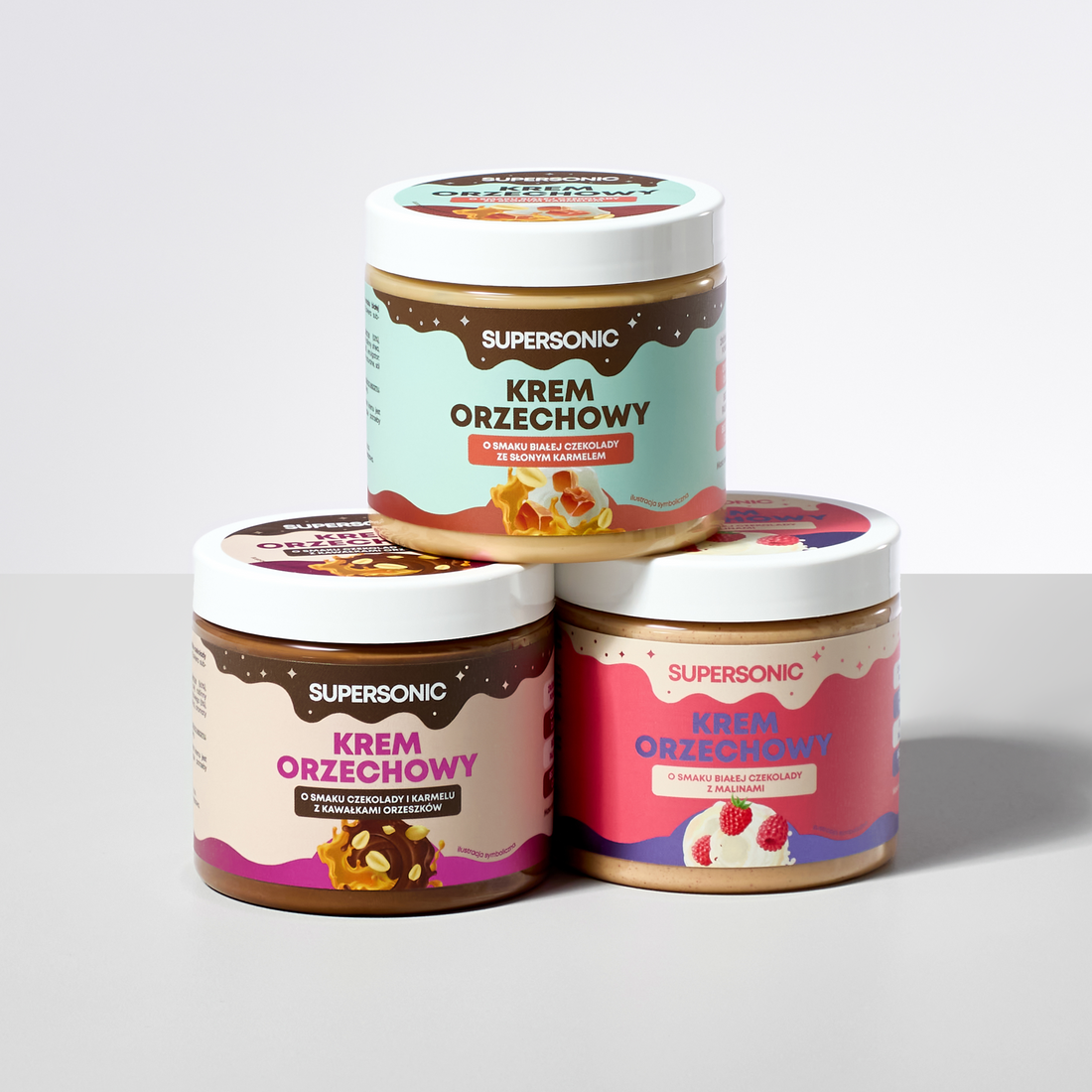 SUPERSONIC Proteinowy Krem Orzechowy SUPERSONIC Proteinowy Krem Orzechowy