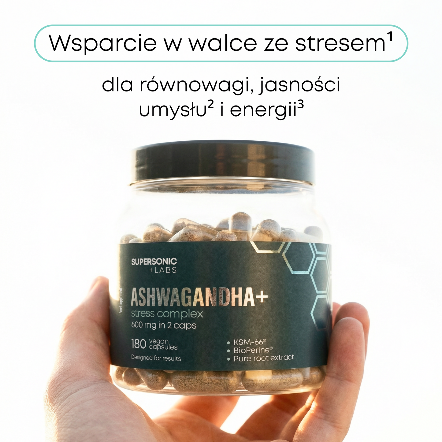 SUPERSONIC +LABS Ashwagandha+ stress complex