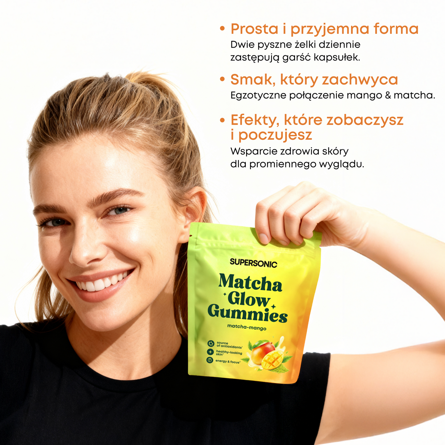 SUPERSONIC Matcha Glow Gummies