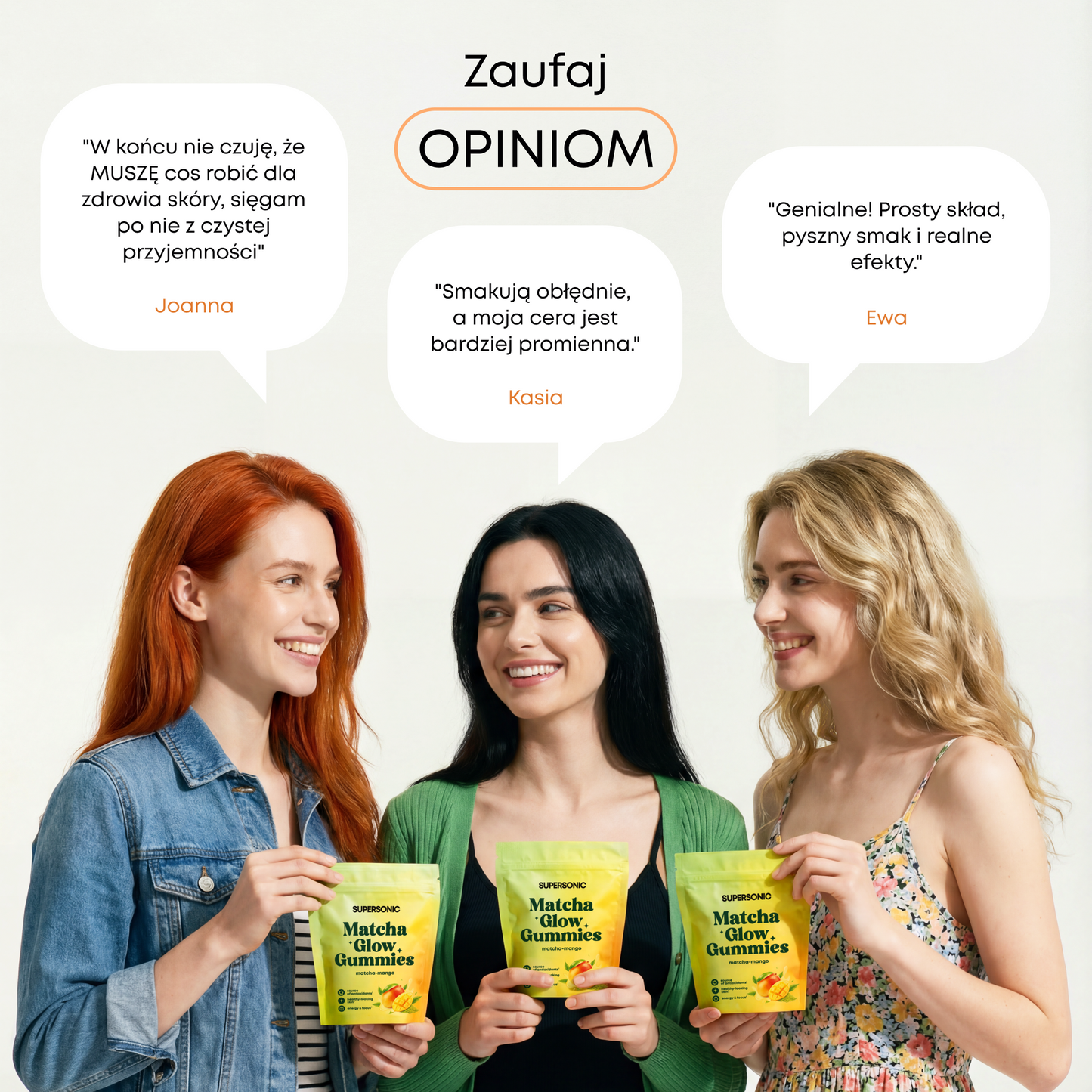 SUPERSONIC Matcha Glow Gummies