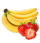 Smak bananowo-truskawkowy