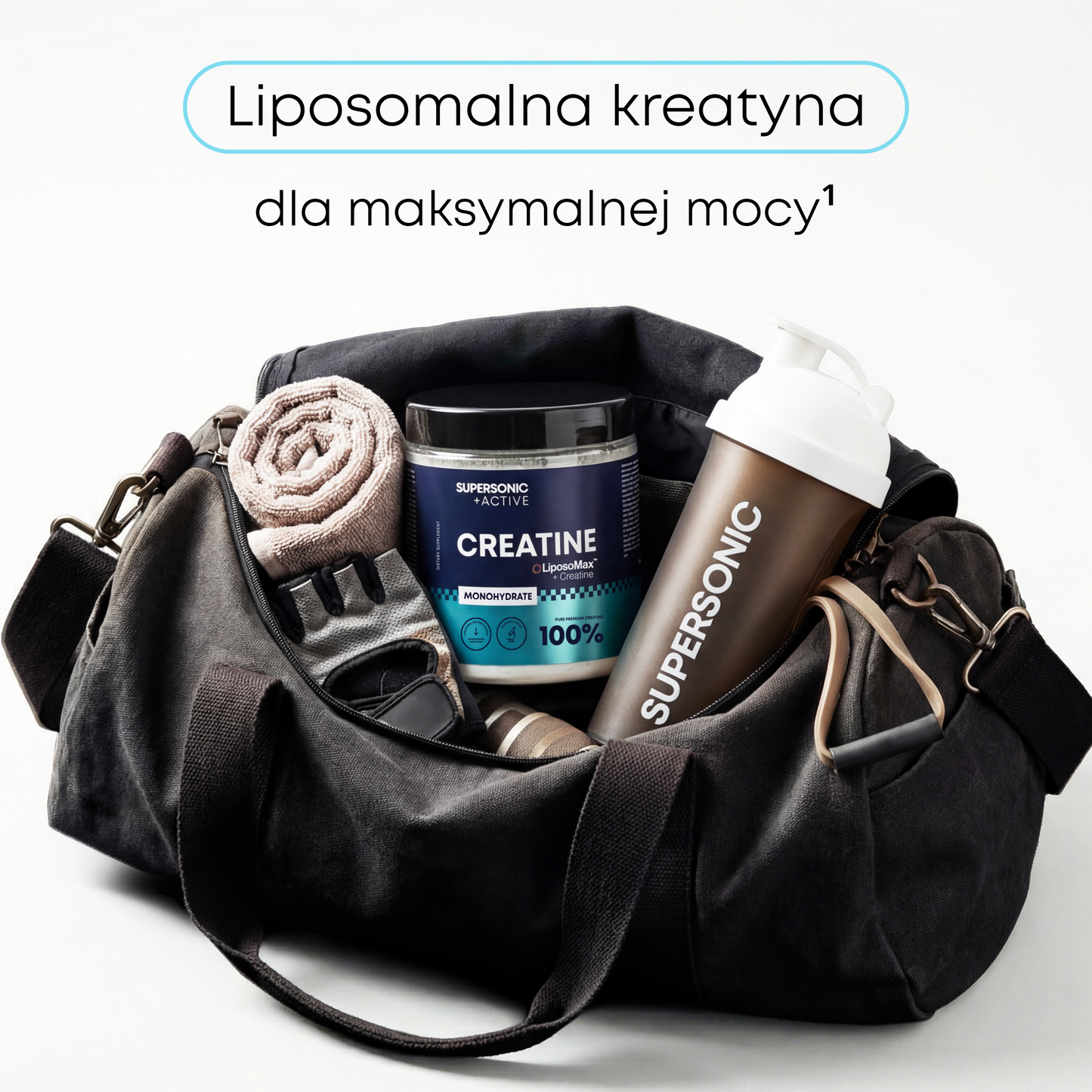 SUPERSONIC + Aktives liposomales Kreatin