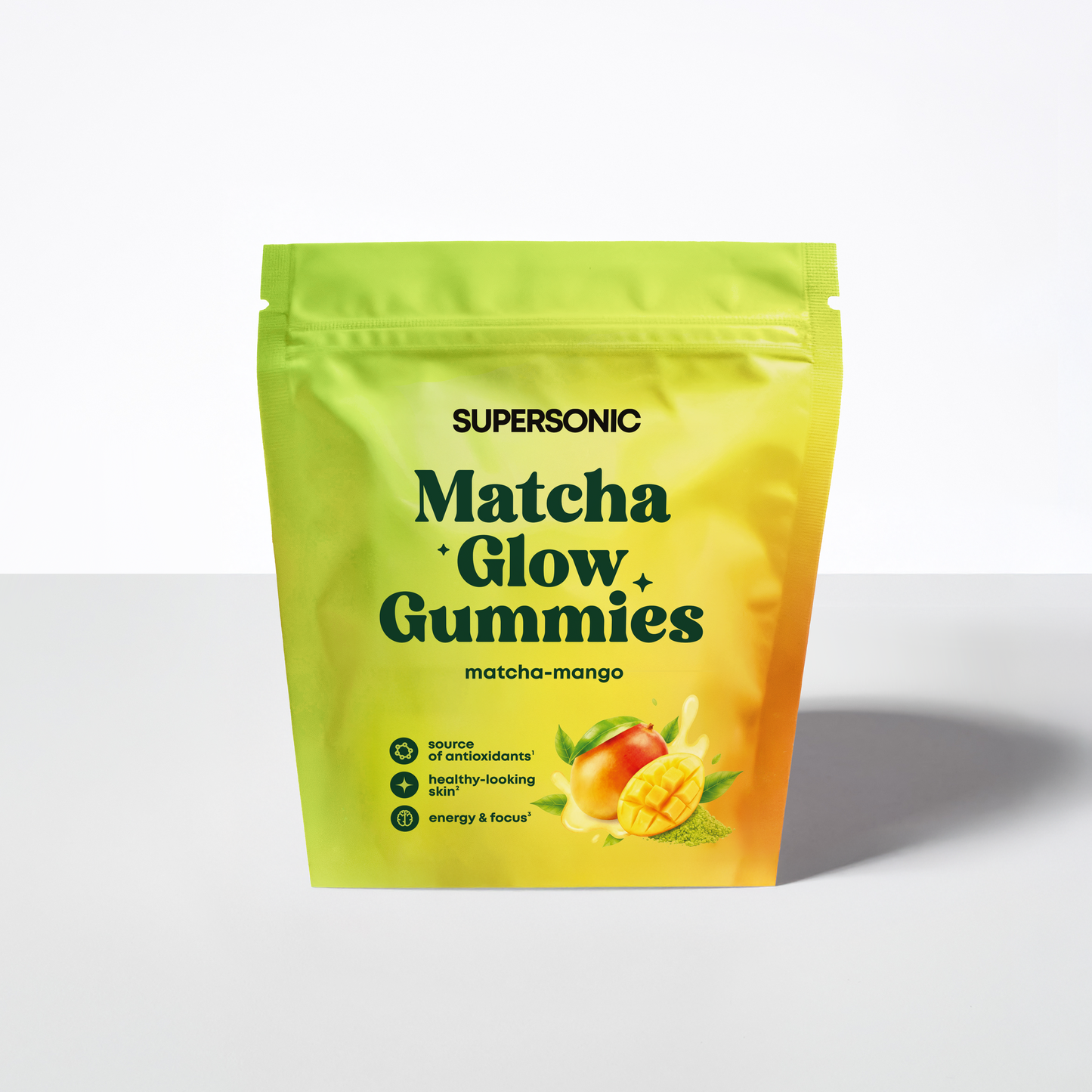 SUPERSONIC Matcha Glow Gummies