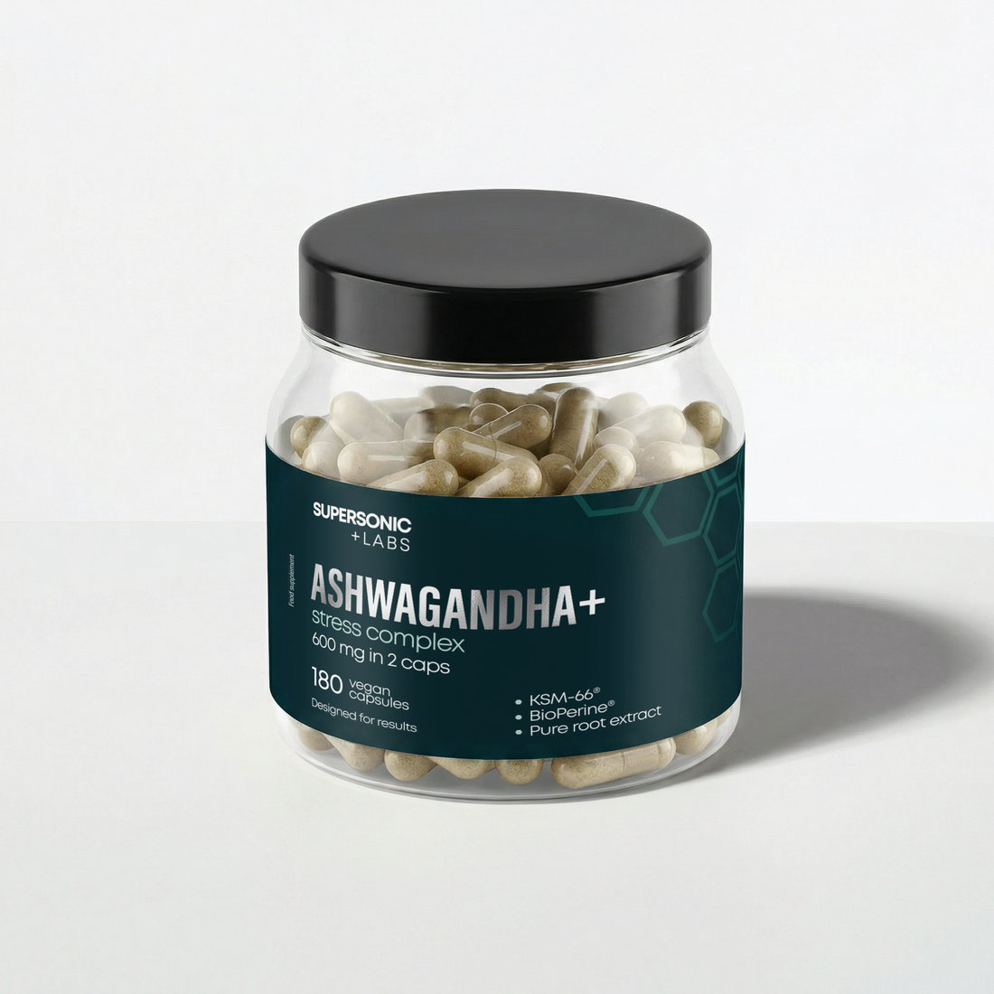 SUPERSONIC +LABS Ashwagandha+ stress complex