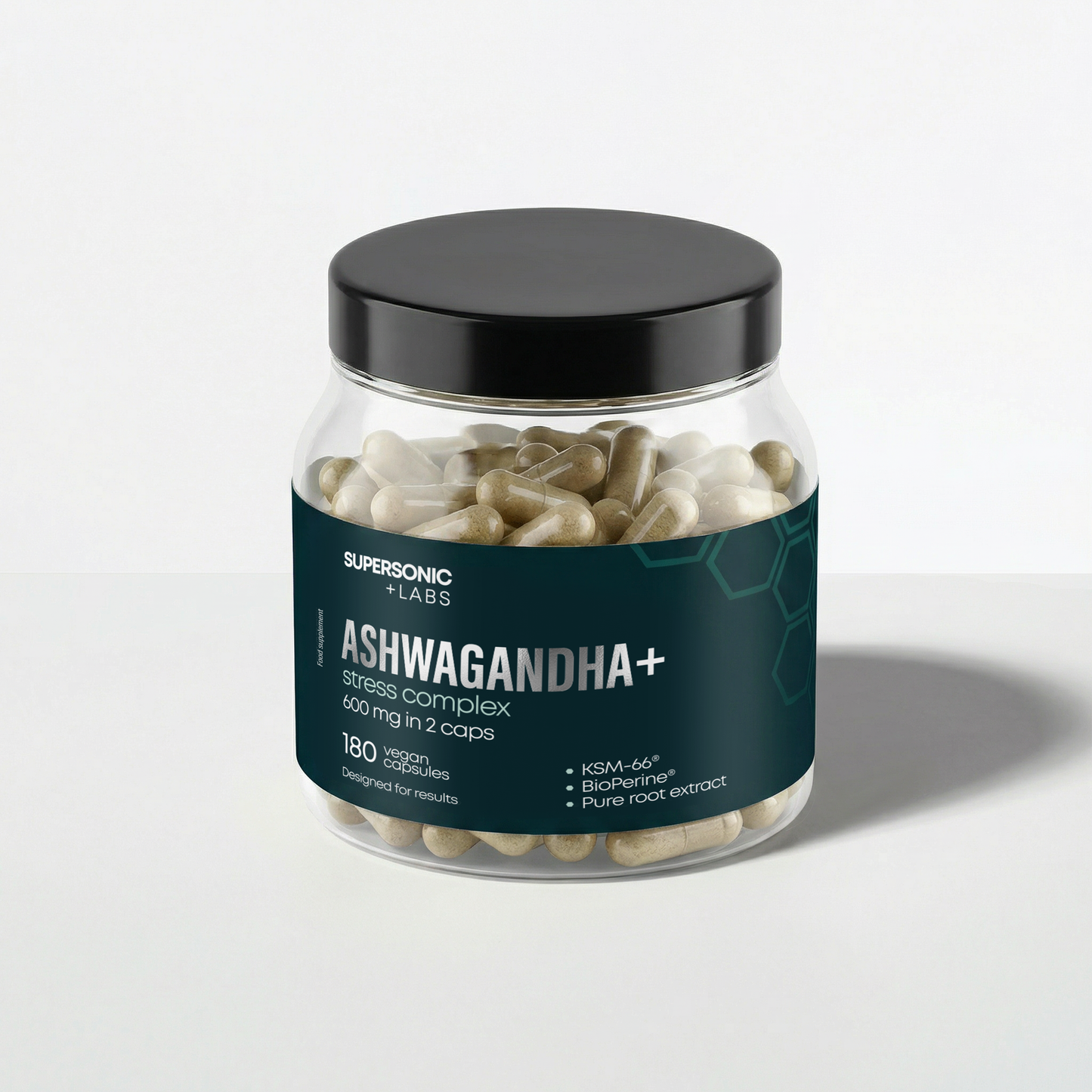 SUPERSONIC +LABS Ashwagandha+ stress complex