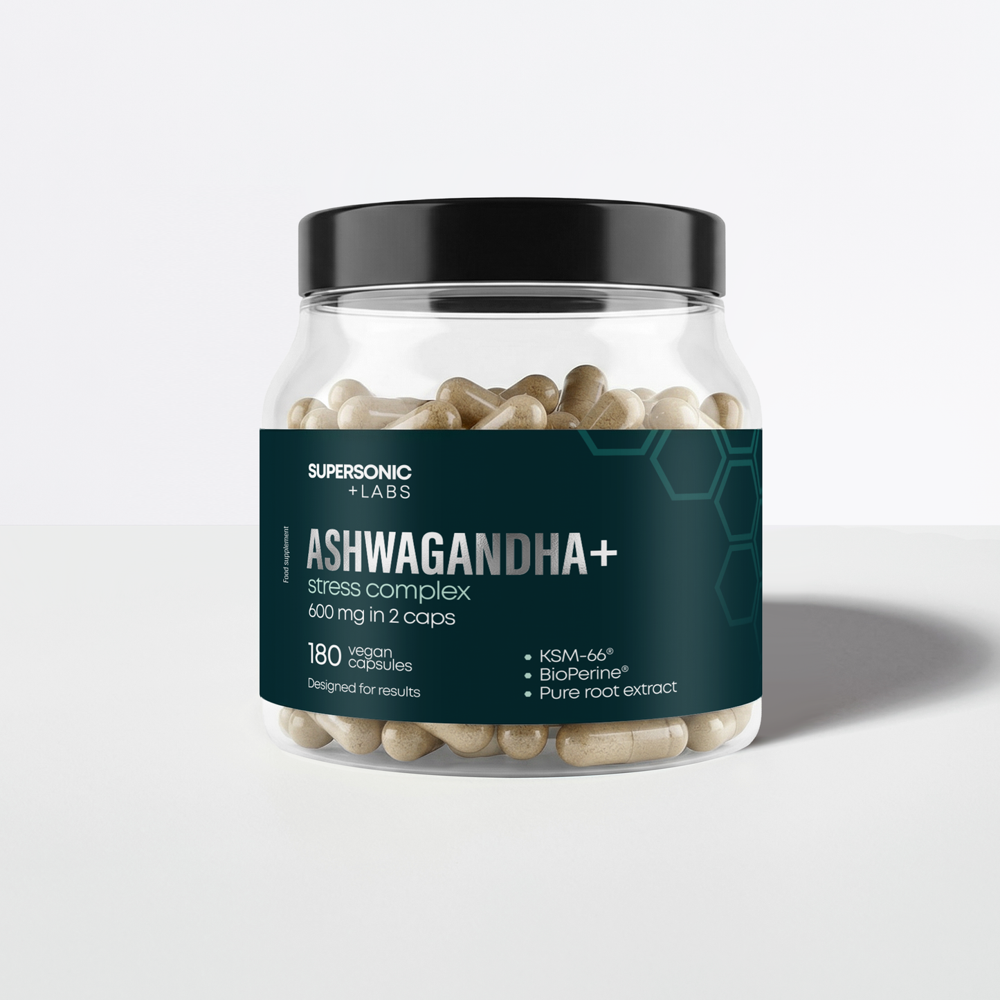 SUPERSONIC +LABS Ashwagandha+ stress complex