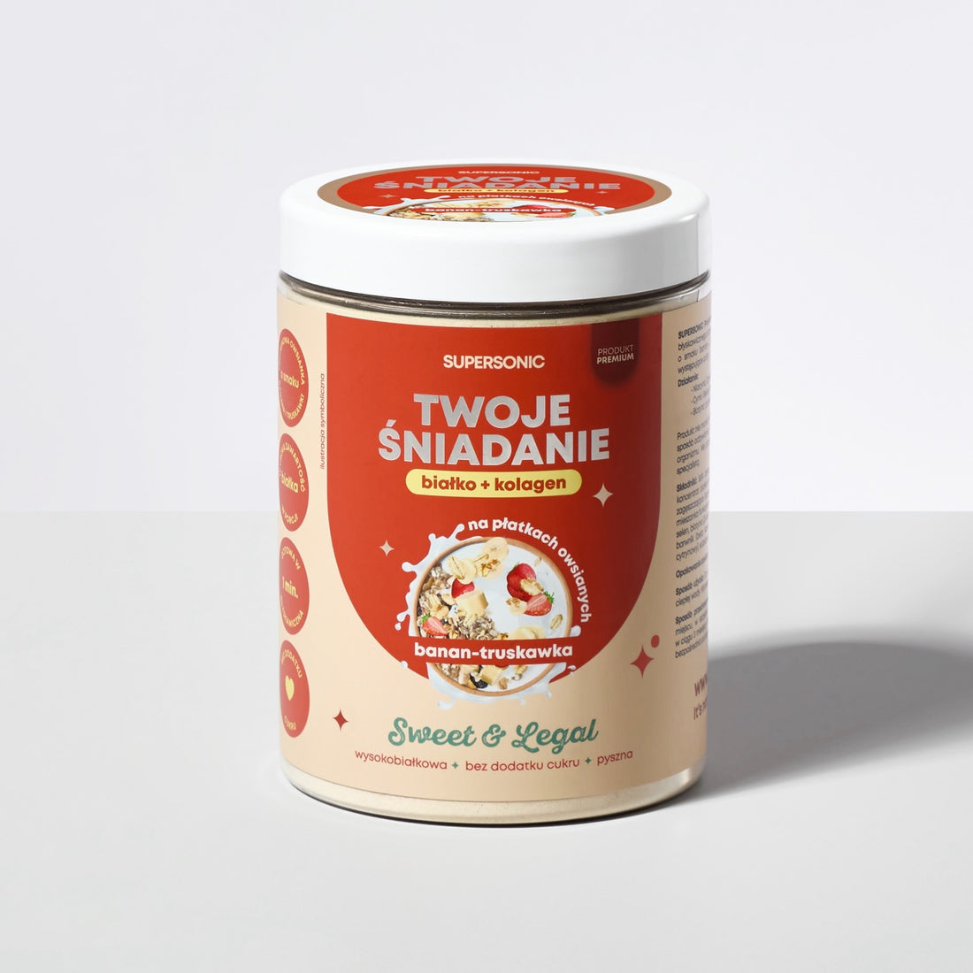 SUPERSONIC Twoje Śniadanie białko+kolagen