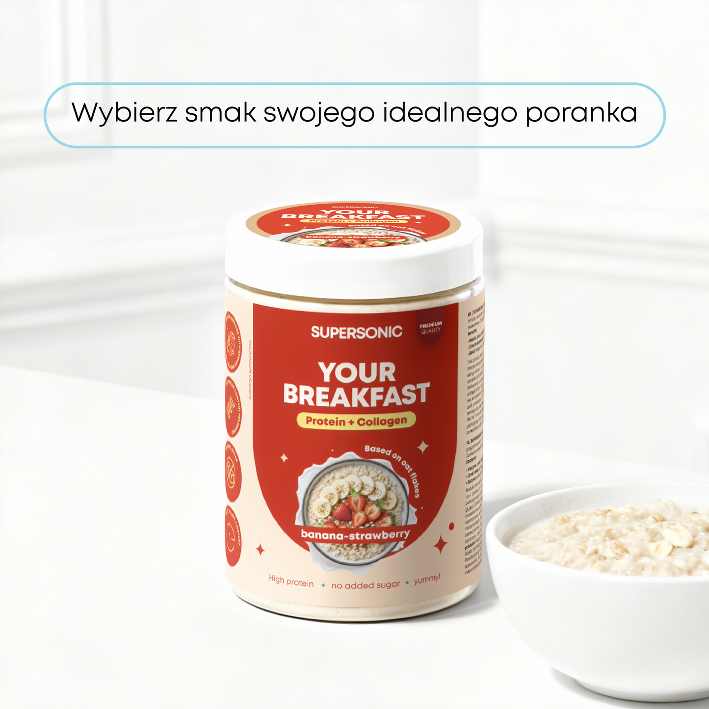 SUPERSONIC Twoje Śniadanie białko+kolagen