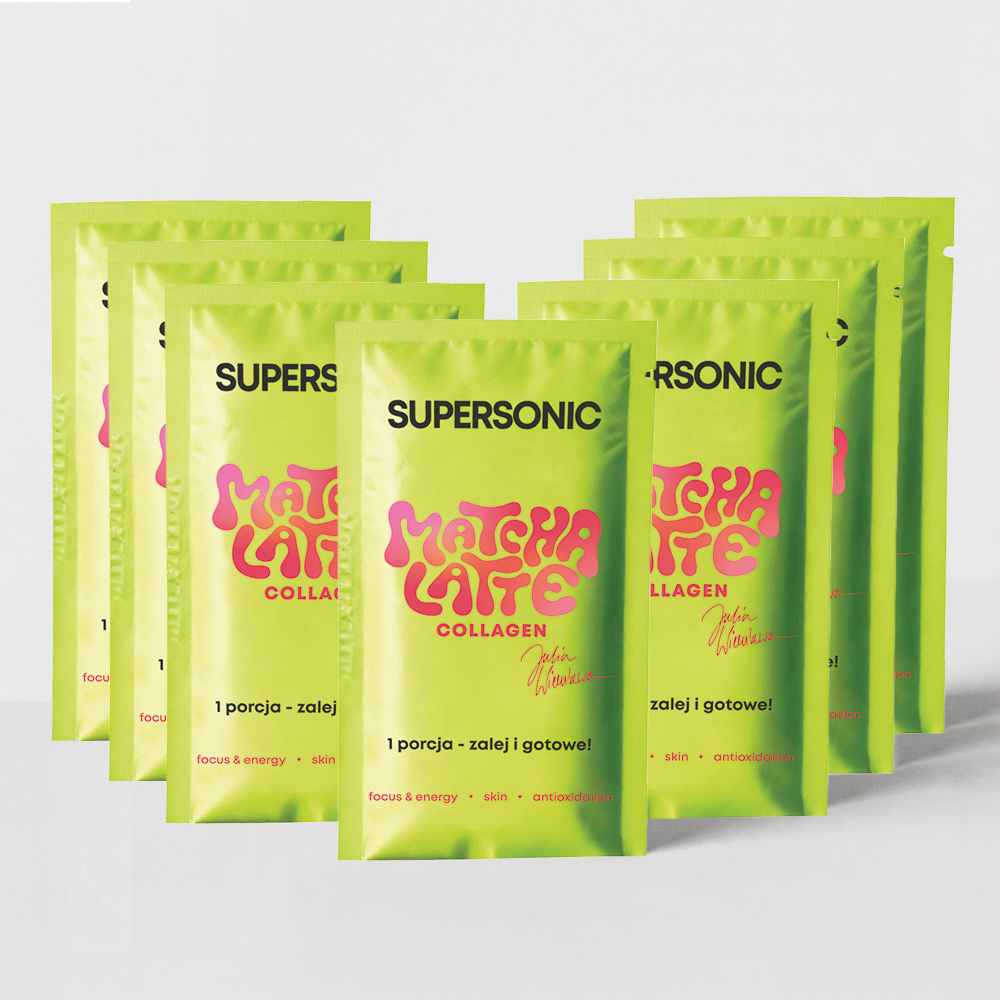 SUPERSONIC Matcha Latte Collagen Saszetki