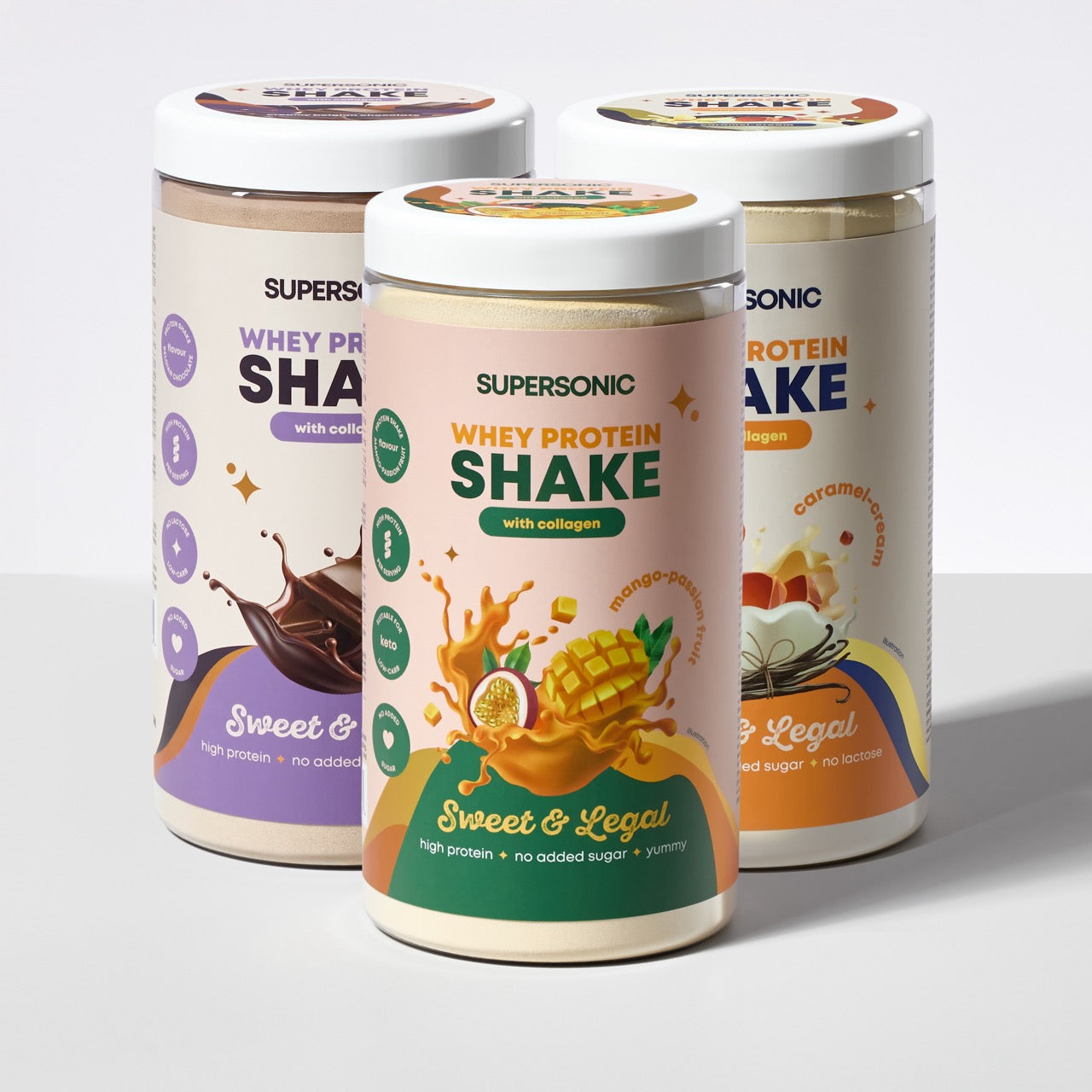 SUPERSONIC Protein Shake with collagen