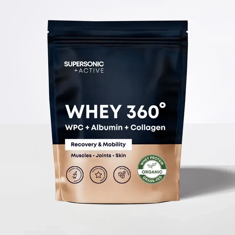 SUPERSONIC Whey 360° GRASS-FED Protein Supplement
