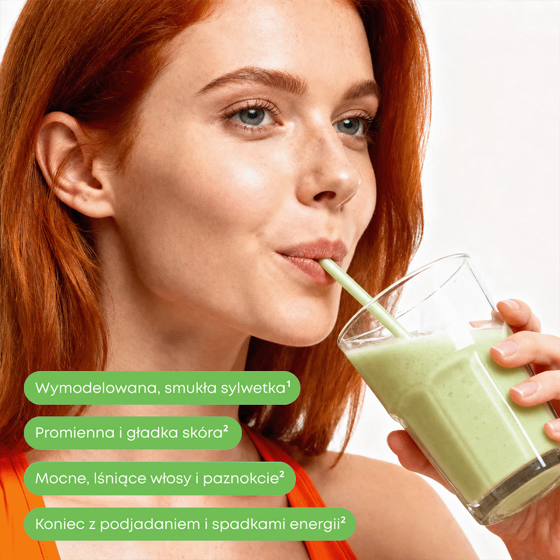 SUPERSONIC Proteinowy Shake Matcha z kolagenem
