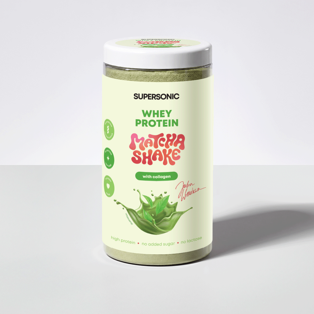 SUPERSONIC Proteinowy Shake Matcha z kolagenem