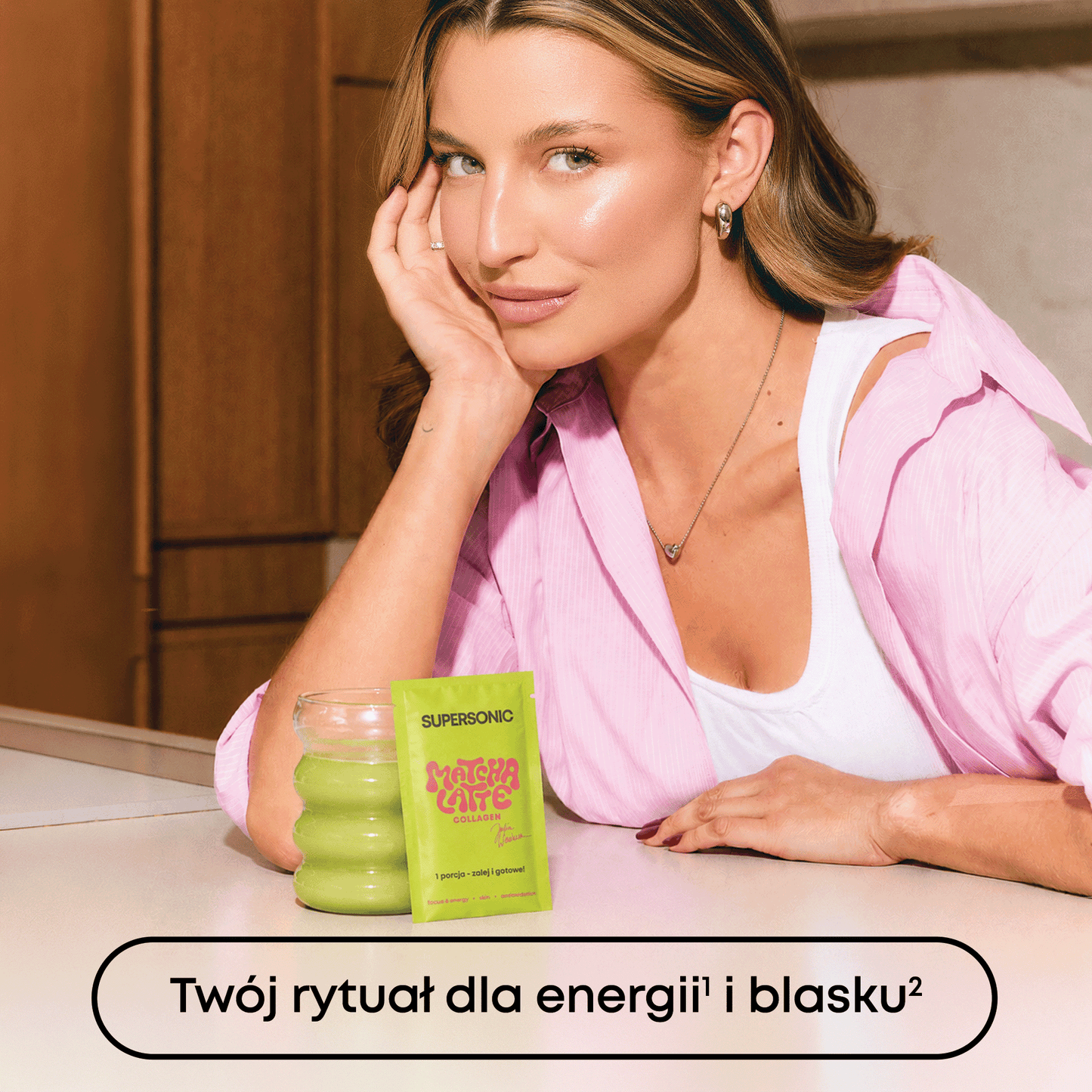 SUPERSONIC Matcha Latte Collagen Saszetki
