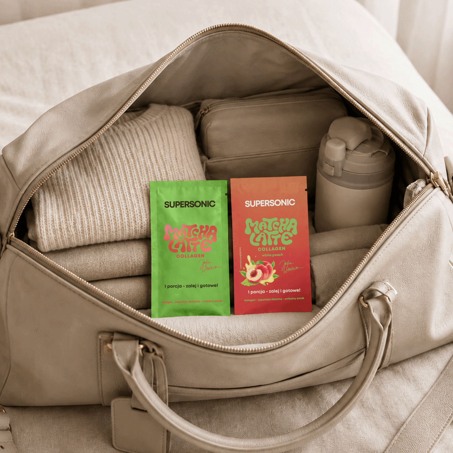 SUPERSONIC Matcha Latte Collagen Saszetki